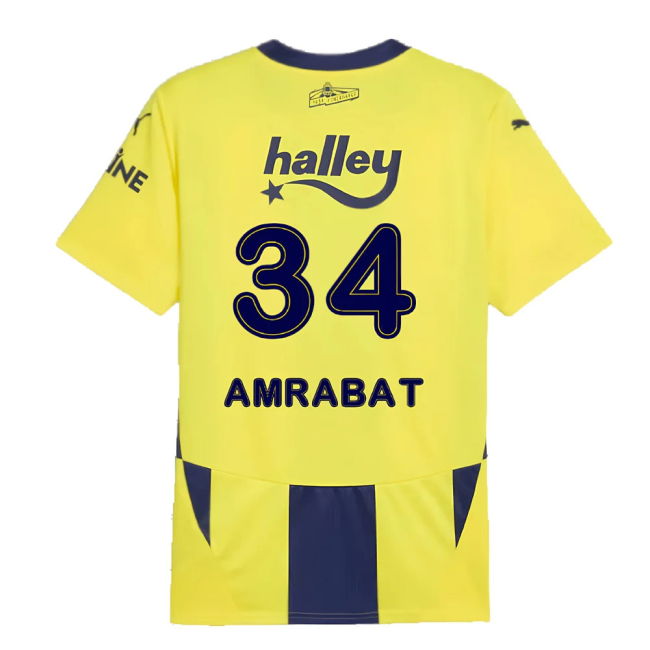 2024-2025 Fenerbahce Home Shirt (Amrabat 34)
