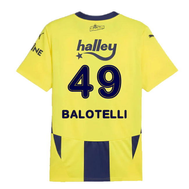 2024-2025 Fenerbahce Home Shirt (Balotelli 49)