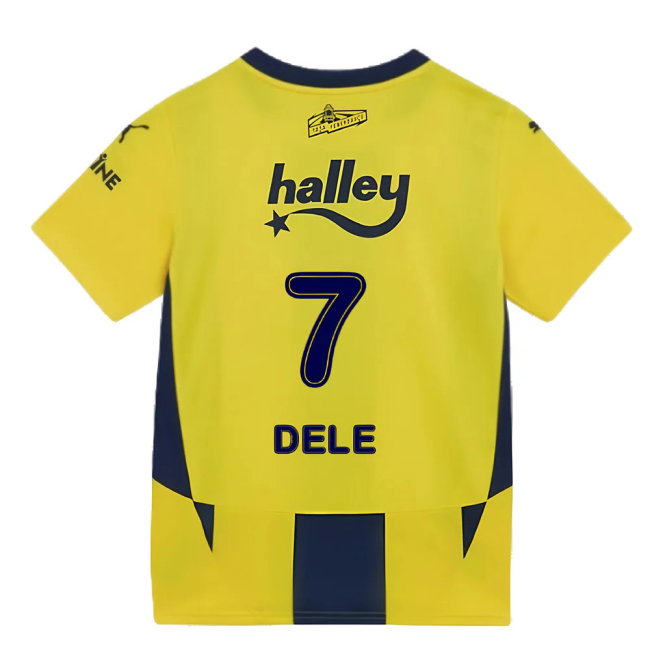 2024-2025 Fenerbahce Home Shirt (Kids) (Dele 7)