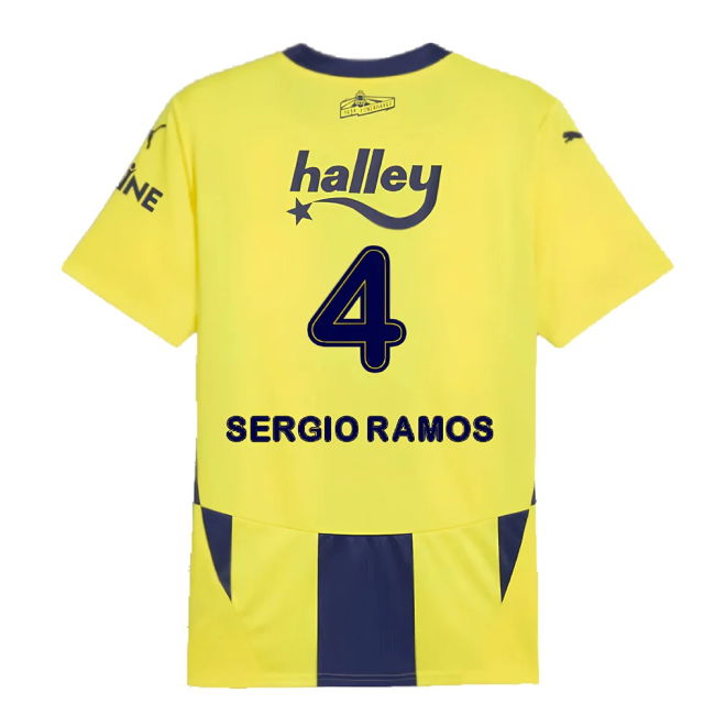 2024-2025 Fenerbahce Home Shirt (Sergio Ramos 4)