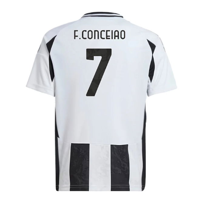 2024-2025 Juventus Home Shirt (Kids) (F.Conceiao 7)