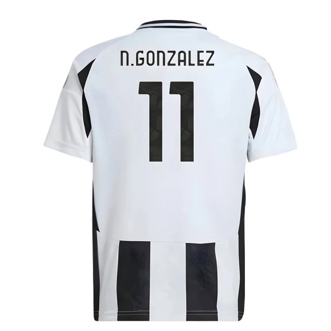 2024-2025 Juventus Home Shirt (Kids) (N.Gonzalez 11)