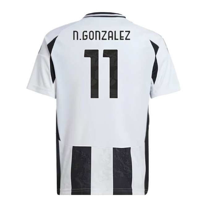 2024-2025 Juventus Home Mini Kit (N.Gonzalez 11)