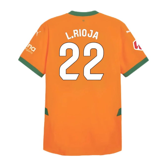 2024-2025 Valencia Third Shirt (Kids) (L.Rioja 22)