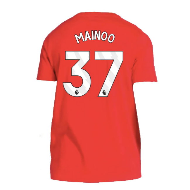 2024-2025 Man Utd DNA Tee (Red) (Mainoo 37)