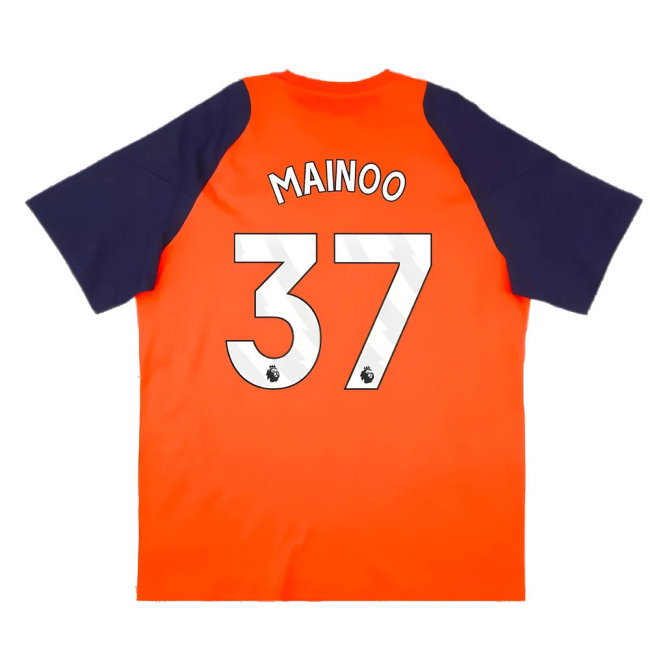 2024-2025 Man Utd Training Tee (Red) (Mainoo 37)
