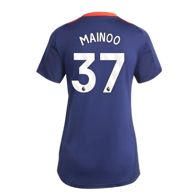 2024-2025 Man Utd Training Jersey (Night Indigo) - Womens (Mainoo 37)