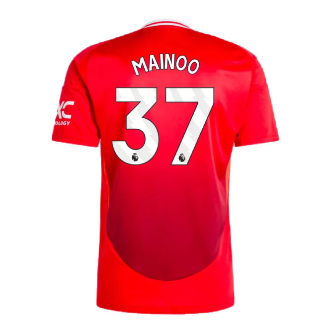 2024-2025 Man Utd Home Shirt (Mainoo 37)