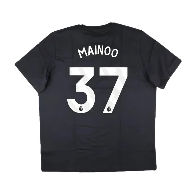 2024-2025 Man Utd Seasonal Graphic Tee (Night Grey) (Mainoo 37)