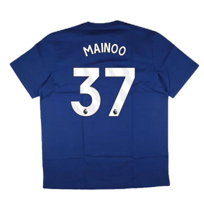 2024-2025 Man Utd Seasonal Tee (Victory Blue) (Mainoo 37)