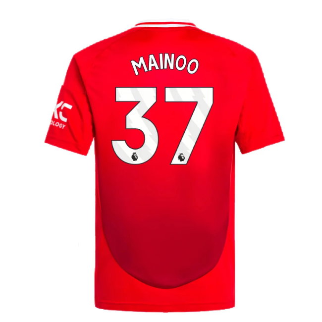 2024-2025 Man Utd Home Mini Kit (Mainoo 37)