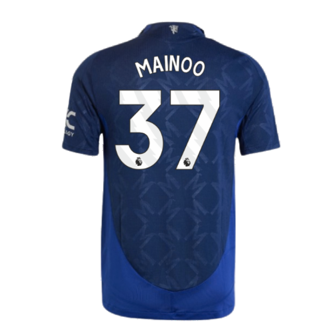 2024-2025 Man Utd Authentic Away Shirt (Mainoo 37)