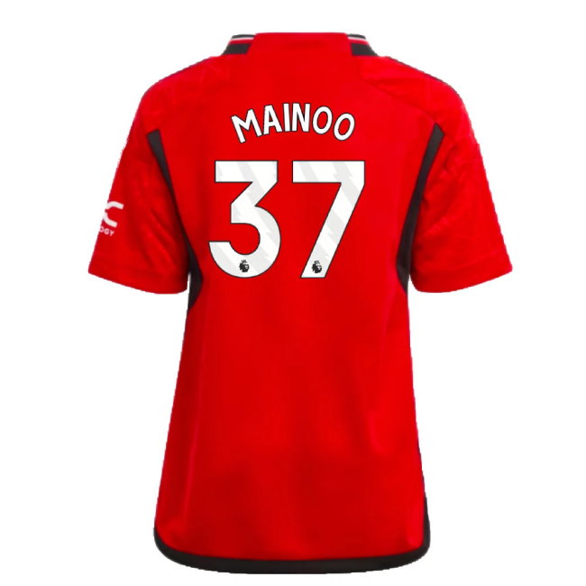 2023-2024 Man Utd Home Mini Kit (Mainoo 37)