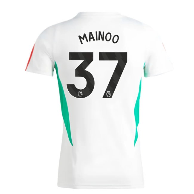 2023-2024 Man Utd Training Jersey (White) - Ladies (Mainoo 37)