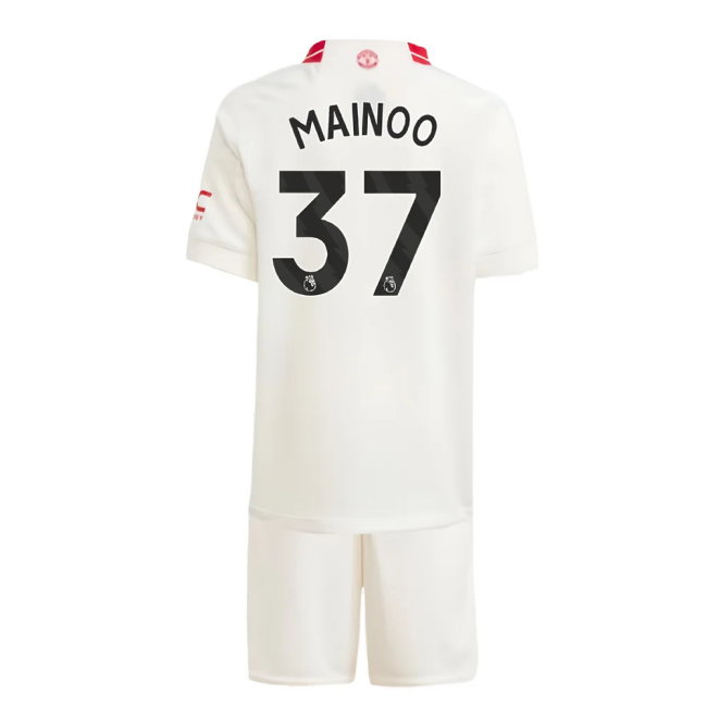 2023-2024 Man Utd Third Mini Kit (Mainoo 37)