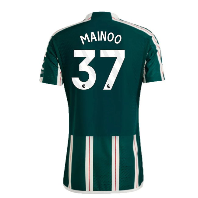 2023-2024 Man Utd Authentic Away Shirt (Mainoo 37)