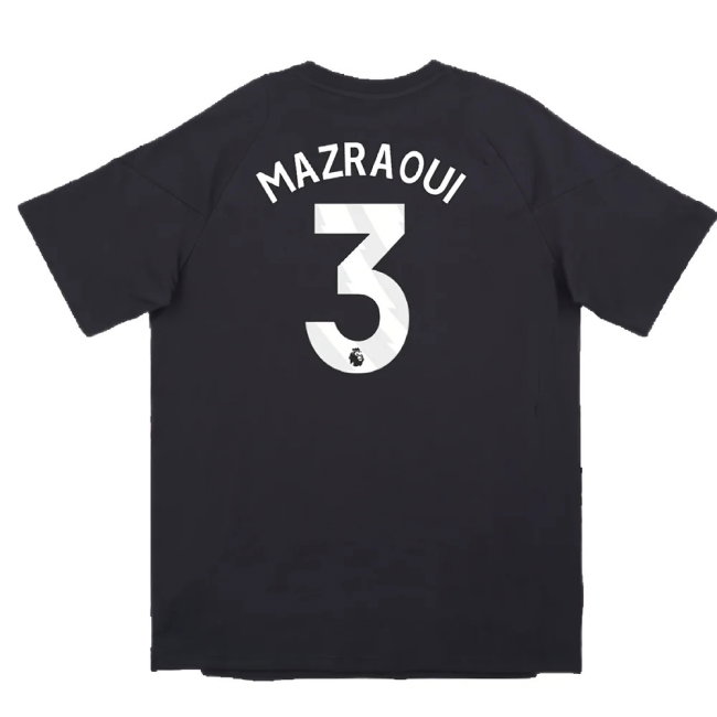 2024-2025 Man Utd EU Training Tee (Carbon) (Mazraoui 3)