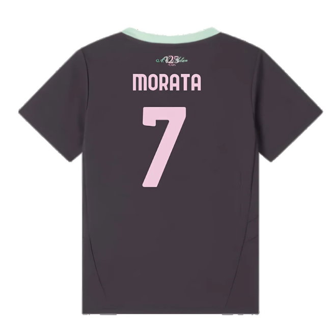 2024-2025 AC Milan Third Mini Kit (Morata 7)