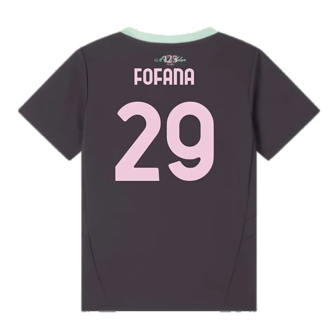2024-2025 AC Milan Third Mini Kit (Fofana 29)