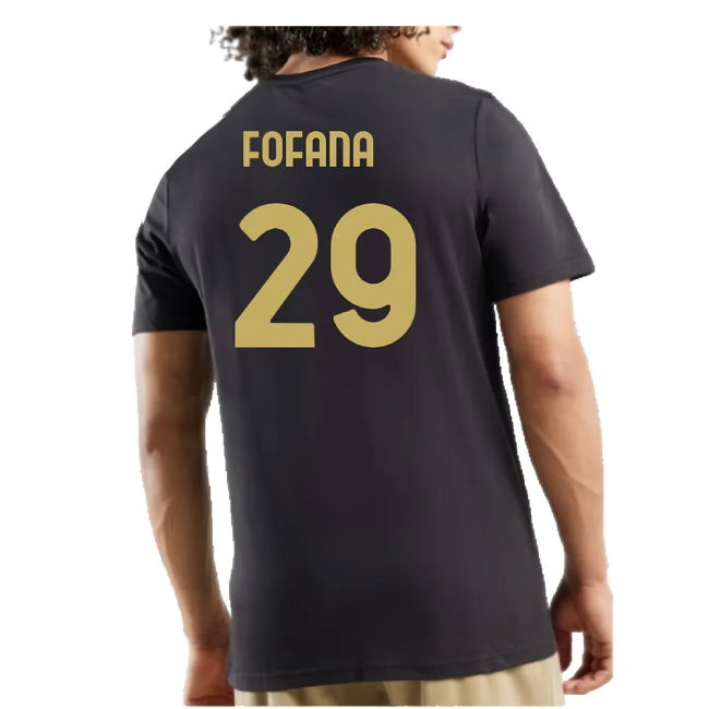 AC Milan 125th Anniversary ftblCulture Tee (Black) (Fofana 29)