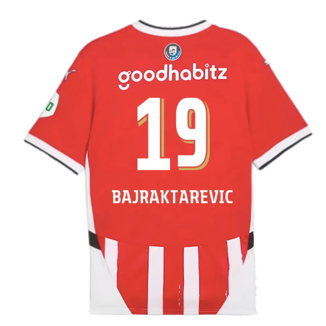 2024-2025 PSV Eindhoven Home Shirt (Bajraktarevic 19)