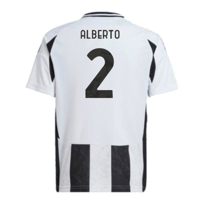 2024-2025 Juventus Home Shirt (Kids) (Alberto 2)
