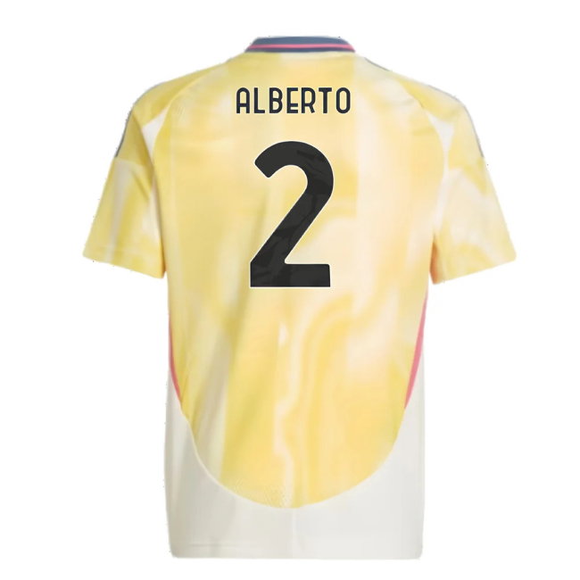 2024-2025 Juventus Away Shirt (Kids) (Alberto 2)