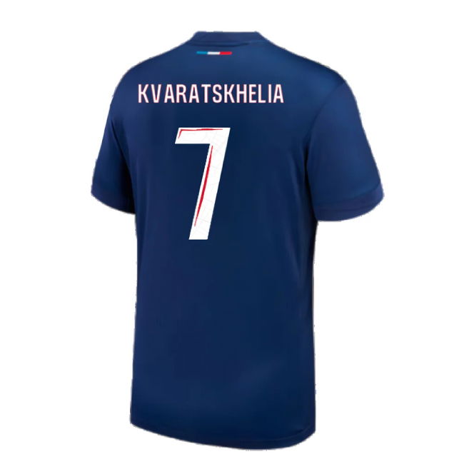 2024-2025 PSG Paris Saint Germain Home Shirt (Kvaratskhelia 7)