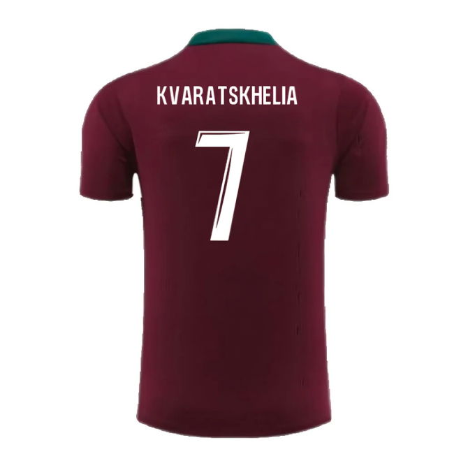 2024-2025 PSG Strike Dri-Fit Training Shirt (Bordeaux) - Kids (Kvaratskhelia 7)