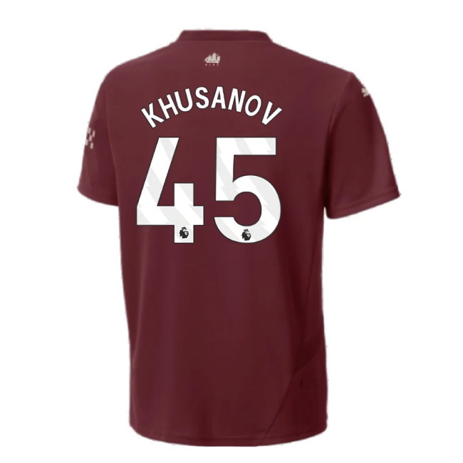2024-2025 Man City Third Mini Kit (Khusanov 45)