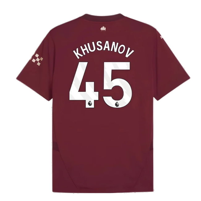 2024-2025 Man City Third Shirt (Khusanov 45)