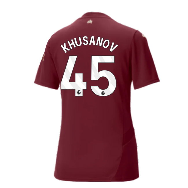 2024-2025 Man City Third Shirt (Womens) (Khusanov 45)