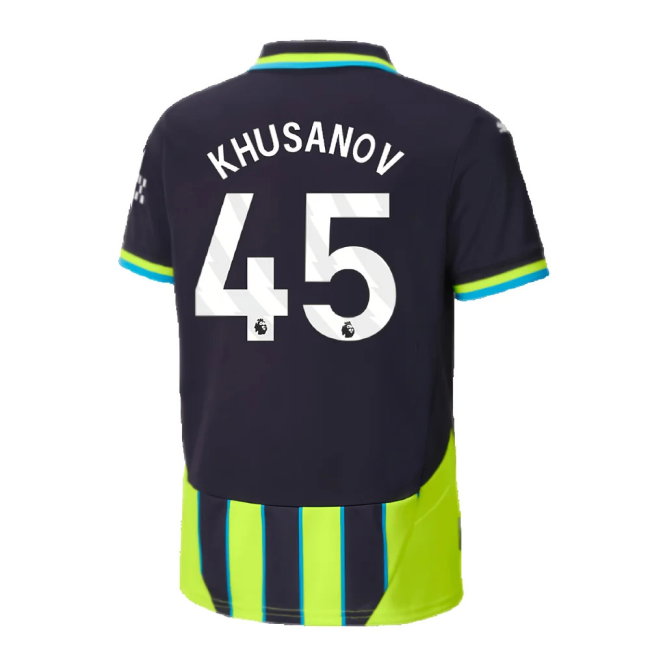 2024-2025 Man City Away Shirt (Kids) (Khusanov 45)