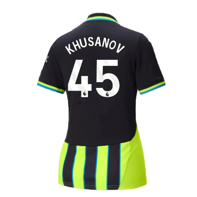 2024-2025 Man City Away Shirt (Womens) (Khusanov 45)