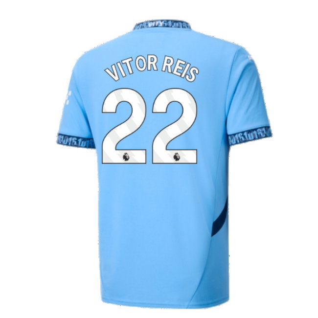 2024-2025 Man City Home Shirt (Vitor Reis 22)