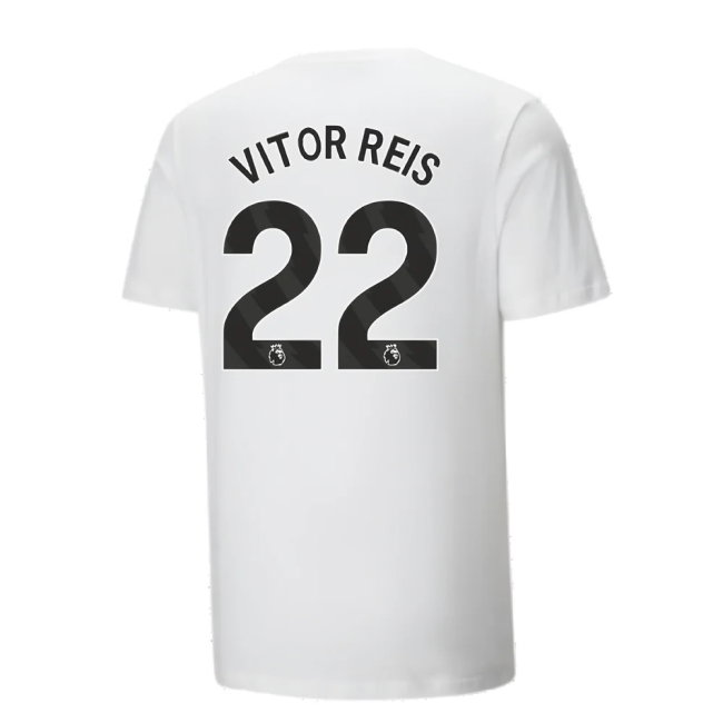 2024-2025 Man City ftblCulture Tee (White) (Vitor Reis 22)