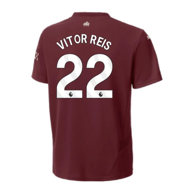 2024-2025 Man City Third Mini Kit (Vitor Reis 22)