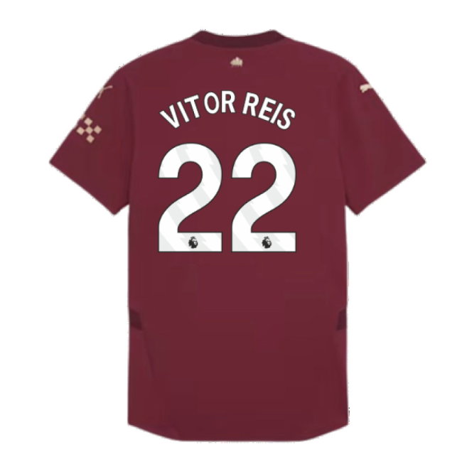 2024-2025 Man City Third Authentic Shirt (Vitor Reis 22)