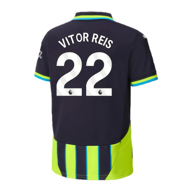 2024-2025 Man City Away Shirt (Kids) (Vitor Reis 22)