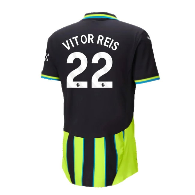 2024-2025 Man City Away Authentic Shirt w/packaging (Vitor Reis 22)