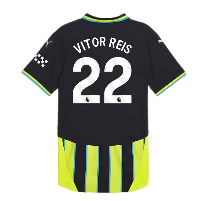 2024-2025 Man City Away Authentic Shirt (Vitor Reis 22)