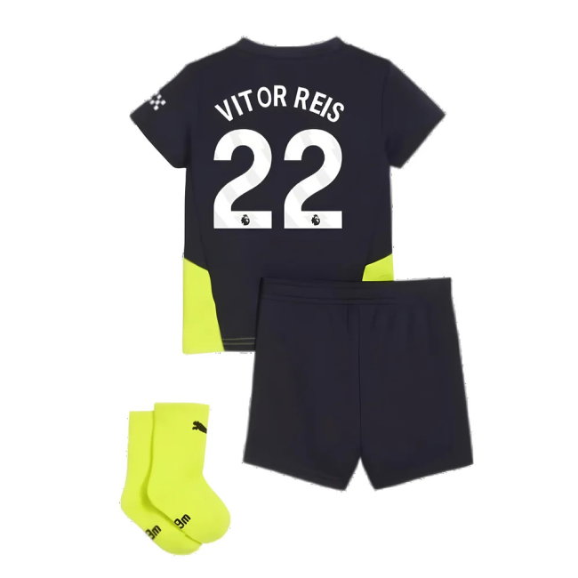 2024-2025 Man City Away Baby Kit (Vitor Reis 22)