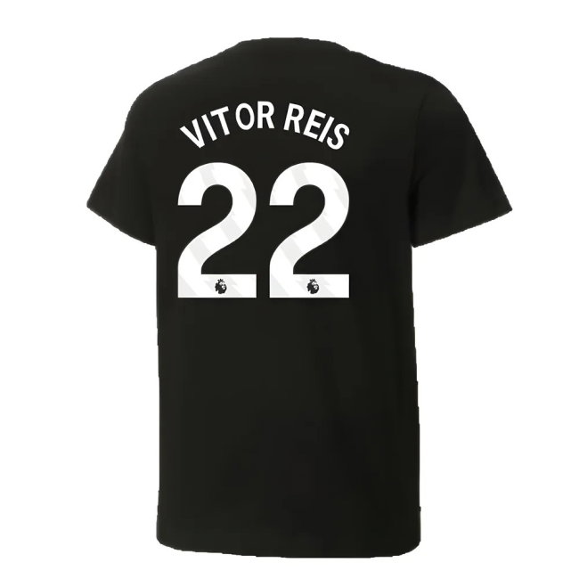 2024-2025 Man City ftblCulture Tee (Black) (Vitor Reis 22)