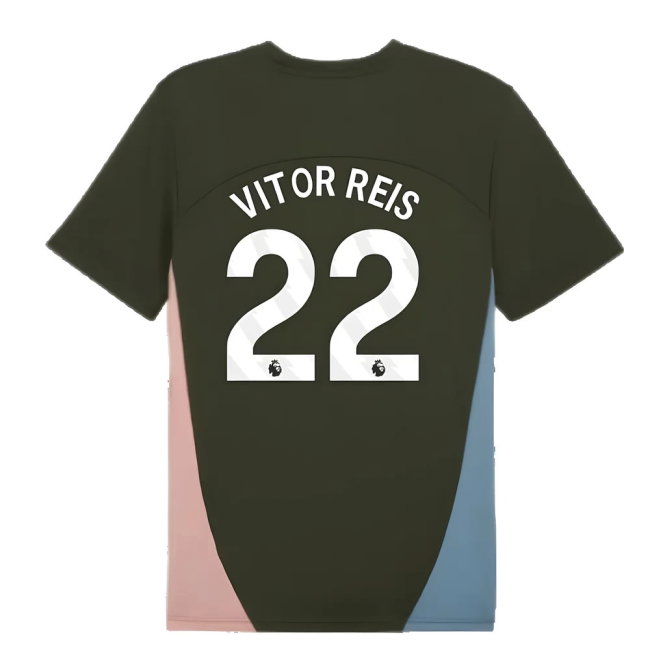 2024-2025 Man City Training Shirt (Myrtle) (Vitor Reis 22)