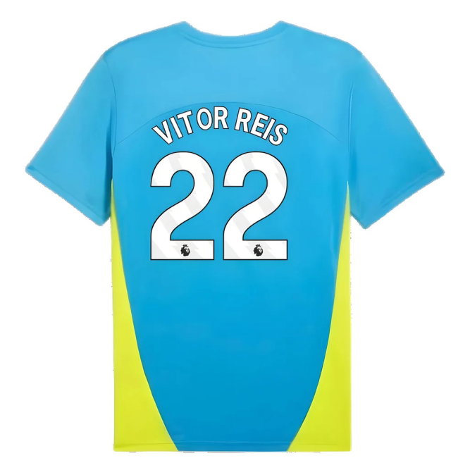 2024-2025 Man City Training Shirt (Magic Blue) (Vitor Reis 22)