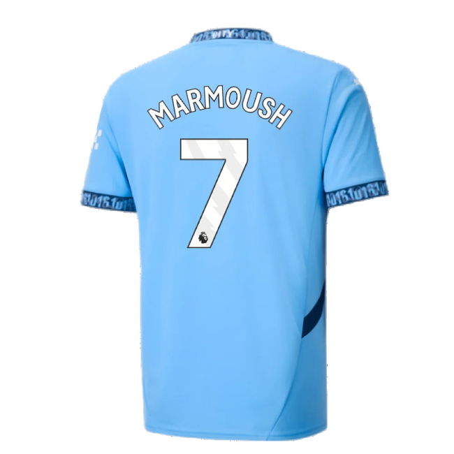 2024-2025 Man City Home Shirt (Marmoush 7)