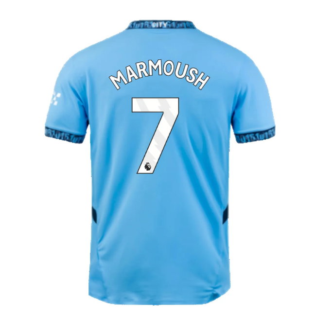 2024-2025 Man City Home Authentic Shirt with packaging (Marmoush 7)