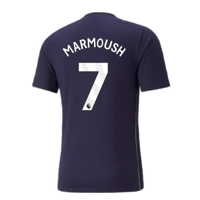 2024-2025 Man City Casuals Tee (Navy) (Marmoush 7)