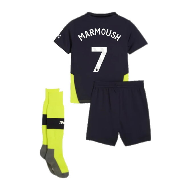 2024-2025 Man City Away Mini Kit (Marmoush 7)