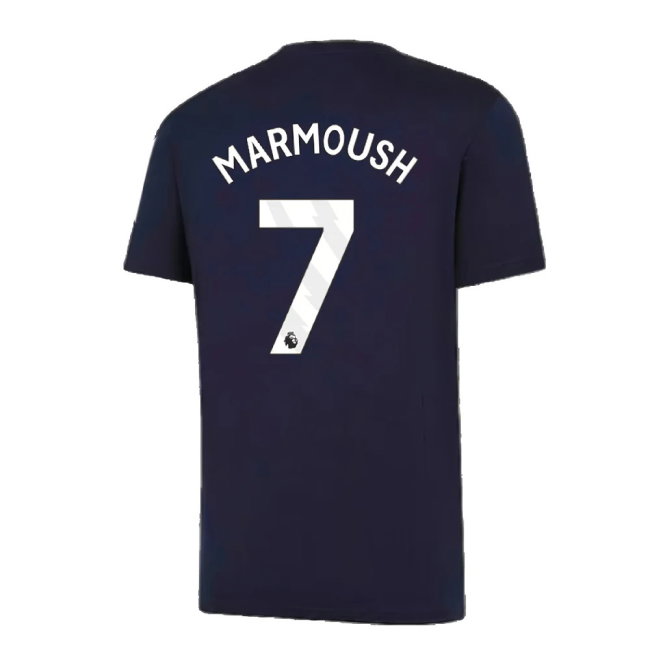 2024-2025 Man City Training Shirt (Inky Blue) - Kids (Marmoush 7)